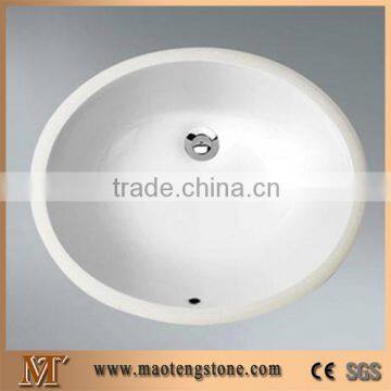 Popular Sink For Vanity Top White Color Laboratory Ceramic Sink