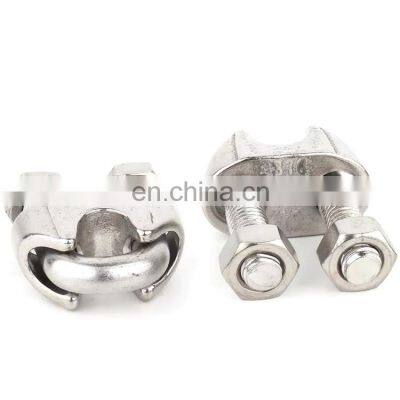 JRSGS Wholesale 3mm - 26mm Rigging Hardware Galvanized/ Stainless Steel DIN 741 Wire Rope Clip Cable Clamp photo-3