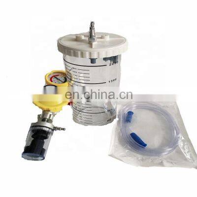 Medical vacuum regulator ,plastic vacuum with  suction jar and trap