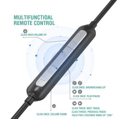 OEM Wired Stereo Headphone With Microphone for Apple Iphone 8 Earphones With Lightening Connector photo-4