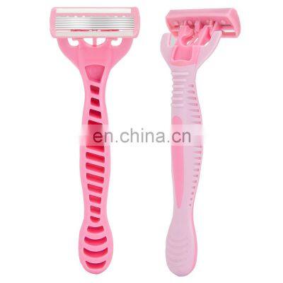 2pcs/Pack Women Razor Germany Stainless Steel Sharp Safety Razor 6 Blades Female Razor Blade Disposable Razor Factory photo-2