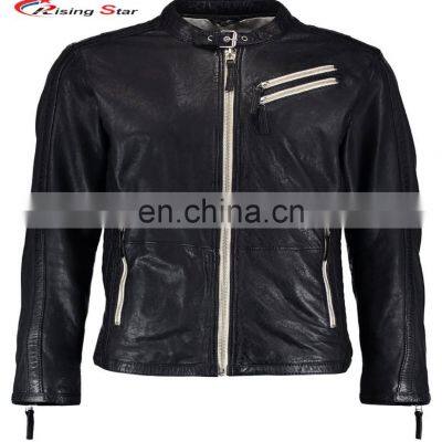 New Style Fashion high quality wholesale price leather jacket for men