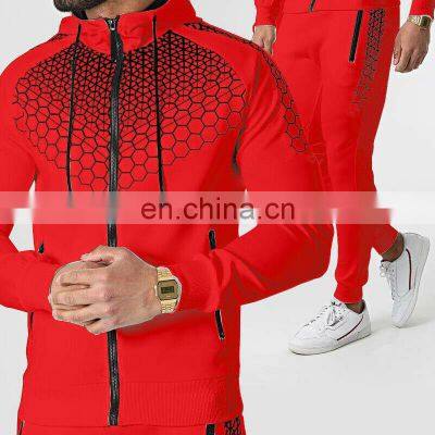 2022 New Fashion 100% Polyester Brand Custom High Quality Wholesale Men TRACKSUIT photo-4