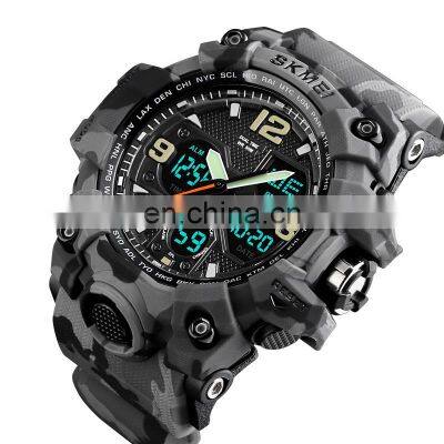 1155b Multicolor Led Hand Watches Men Watch Digital Dual Time Watch for Man Sports photo-5