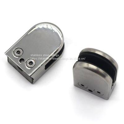 Stainless Steel Fish Mouth Glass Clamp Swimming Pool Guardrail Fittings Non-punching 304 Material photo-3