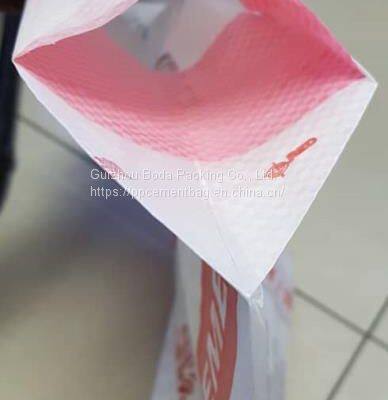 Single Layer Plastic PP Woven Coated Cement Bag