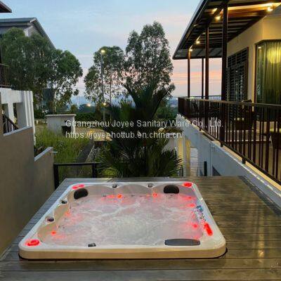 JOYEE Jacuzzi New Modern Air Bubble Massage Outdoor Spa Hot Tub photo-5