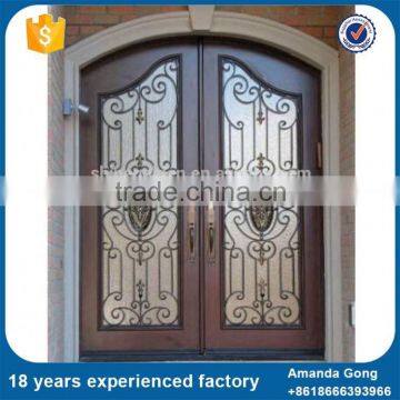 Durable In Use Wrought Iron Grill For Front Doors Sale photo-4
