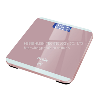 180KG personal body weight weighing scale tempered glass paltform