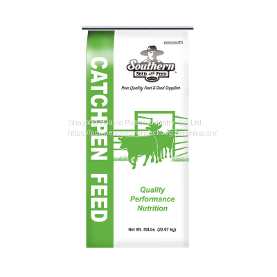 cattle feed 100% Virgin PP Resin BOPP Bags With EZ Open For Animal Feed Factory Directly Sale