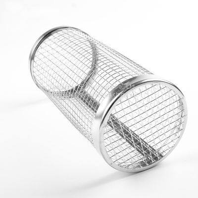 Kitchen Accessories Home and Kitchen Gadgets Rotisserie Basket Bbq Grilling Accessories Outdoor Camp Round Bbq Grill Basket photo-3