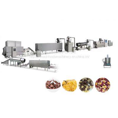 Factory Price Different Capacity Corn Flakes Extruding Making Machine Breakfast Cereal Corn Flakes Production Line photo-2
