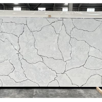 Code：6780，Calacatta artificial stone quartz slab kitchen countertops