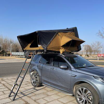 3-4 Person Waterproof Hardshell Aluminum Triangle Rooftop Tent photo-2