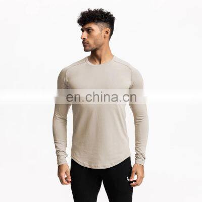 Newest Design Long Sleeve Sports Shirt Men's Outdoor Fitness Gym Top Workout Running Training Pullover Sweatshirt Man Base Shirt photo-3