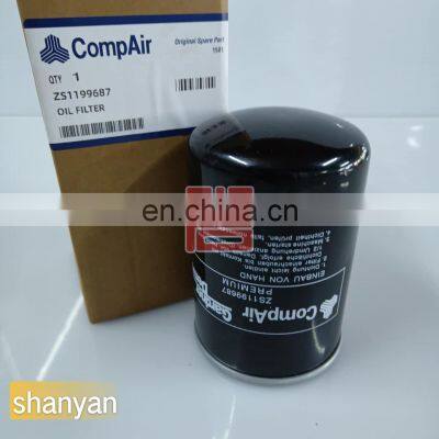 100002343 oil filter CompAir air screw compressor Spare Parts factory sell with original efficiency