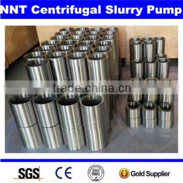 High chrome centrifugal slurry pump spare parts shaft sleeve 075