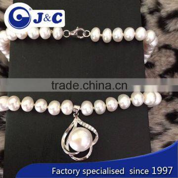 A Grade White Freshwater Pearl Necklace photo-2