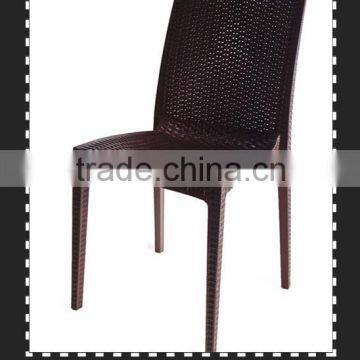 Injection Plastic Rattan Pattern Chair photo-3