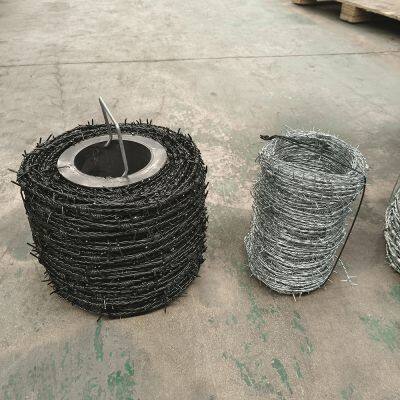 Standard Barbed Wire Galvanized Barbed Wire Mesh 500 Meters photo-2