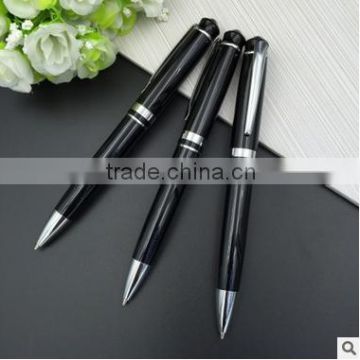 Factory direct high-grade metal black ballpoint pen gift ballpoint pen hotel