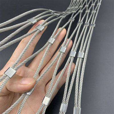 304 Stainless Steel Rope Mesh With 7x7 Wire Structure for Fall Protection photo-2