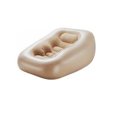 Romand Inflatable Lazy Sofa Single Inflatable Chair for Bedroom Air Sofa Outdoor Tatami Lounge Chair