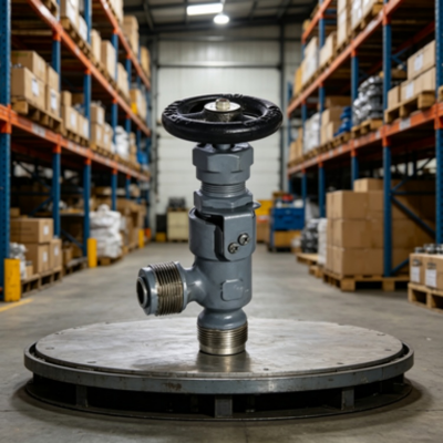 High-Pressure Marine Globe Valve, Forged Steel Construction, GB594-83 Standard