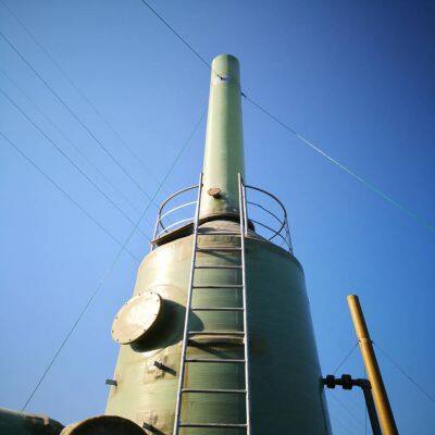 Frp (fiber Reinforced Plastic) Material, Waste Gas Treatment and Purification Tower, Acid Mist Scrubber, Spray Type, Customizable photo-3