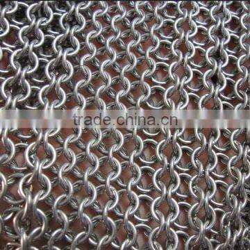 Stainless Steel Chainmail Scrubber Custom Design Stainless Steel Chain Maill