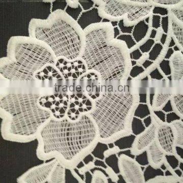 2016 Wholesale Lace Garment Accessory Cotton Embroidery Full Lace Fabric photo-2