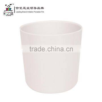 Classical Design Plastic Flower Pot Straight Barrel Round Melamine Flower Pot 1424 photo-5