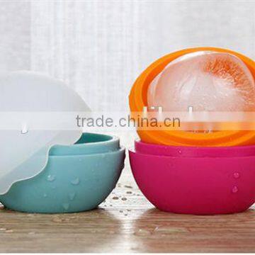 Food grade custom eco-friendly silicone ice cube ball shape mold maker