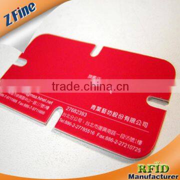 punched irregular RFID business NFC card