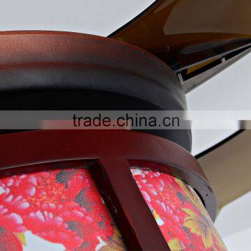 42'' Flower ABS 4 Blades Ceiling Fans For Kids Rooms With LED Light