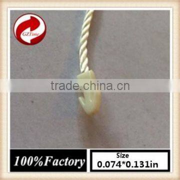 China Quality String Seal Tag, Hang Tag String, Garment Plastic Seal Tag Beige Seal Tag Metal Beads String Curtain