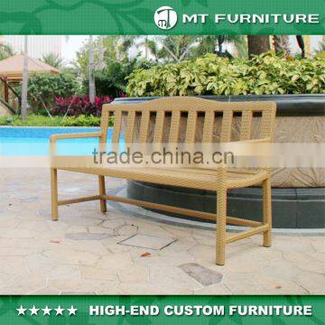 2015 New Rattan Garden Bench for Outdoor Living Sale