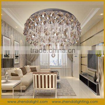 2015 new hotel crystal chandelier lighting/ project chain chandelier pendant lamp