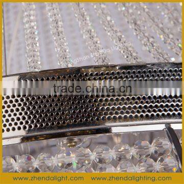 White Color Birdcage Shape Fancy Light Modern Crystal Pendant Lamp Online Shopping D048/16+9 photo-6