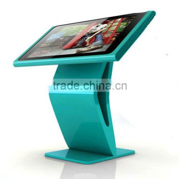 Good finished horizontal touch screen lcd ad kiosk