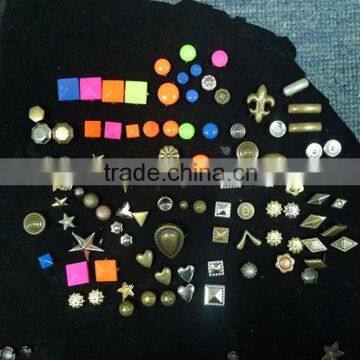 Neon Studs,metal Studs ,copper Studs,brass Studs, Claw Studs for Shoes photo-2