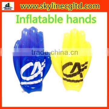 Wholesale inflatable toy, inflatable hands for promotional