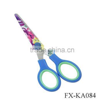KA084 Flower Printed Stainless Steel Garden Scissors Dapur Masakan photo-2