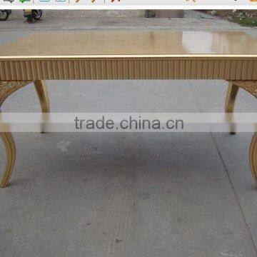 Golden painting classic dining table D1005