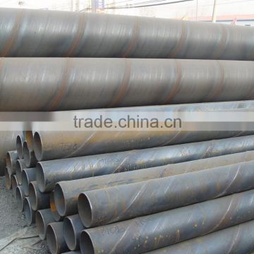 hot sale black welded spiral steel pipes