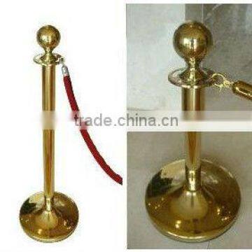 new stainless steel stanchion with ropes