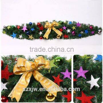 Handmade Christmas wreath Garland five star decorative Christmas wreath