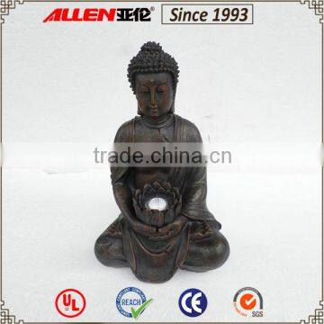 Polyresin Buddha Solar Garden decoration