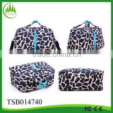 China 2014 new product outdoor nylon unisex foldable printed duffle bag