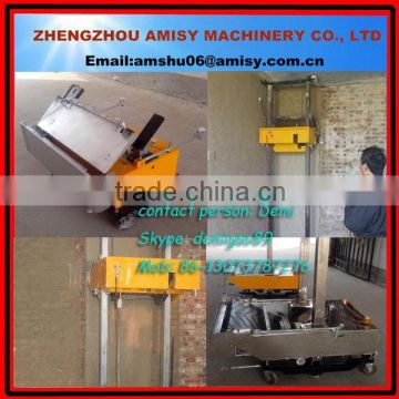 5m high automatic plastering machine for wall